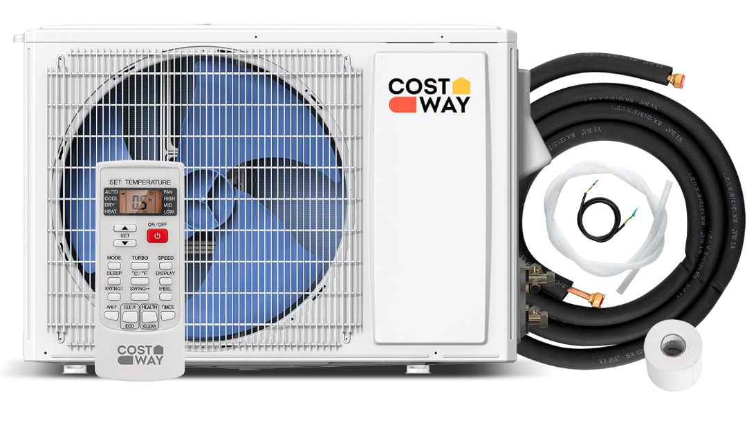  12000BTU Mini Split Air Conditioner& Heater, 20 SEER2 115V Wall-Mounted Ductless AC Unit Cools Rooms up to 750 Sq. Ft, Energy Efficient Inverter AC with Heat Pump (Blast Series)