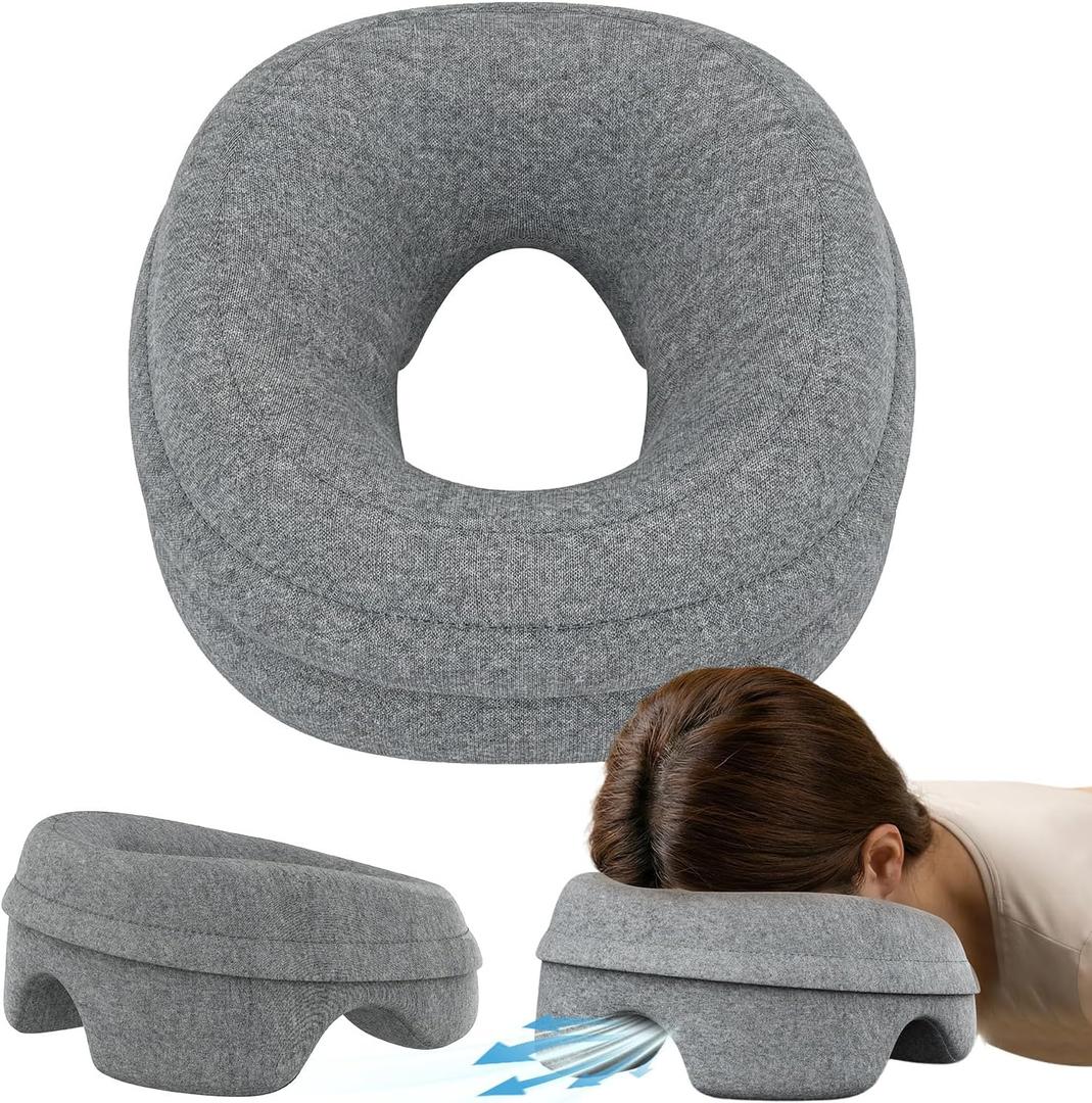 Face Down Pillows for Massage Table, Massage Headrest for Bed, Stomach Sleeping Pillow, BBL Pillows After Surgery Post Eye Surgery Recovery