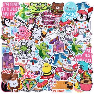 Zeyune 72 Pcs Animal Iron on Patches Bulk Embroidered Iron on Hat Patch Holiday Applique Sew on for Hat Backpack Clothes Shirt Jeans DIY Craft