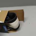 Car Steering Wheel Cover, Anti-Slip, Safety, Soft, Breathable, Heavy Duty, Thick, Full Surround, Sports Style (Black with White Line)