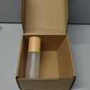 COSIDEA 1 Piece Empty 2oz /60ml Bamboo Lid Frosted Glass Spray Bottle With Fine Mist Despenser Head For Liquid Perfume Toiletries Containers, Toner Bottles