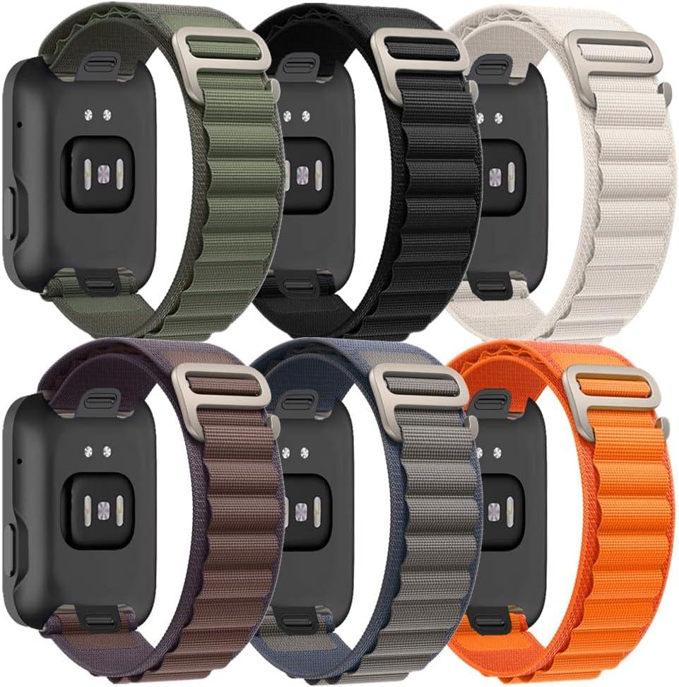 Vixjimono Alpine Loop Band Compatible with Apple Watch Band 44mm/45mm/46mm/49mm/42mm(Series 3 2 1) Men Women, Nylon Sport Loop Bands for Apple Watch Ultra 2&1 iWatch Series10 9 8 7 SE 6 5 4 3 2 1