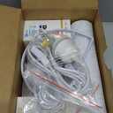 Plug in Wall Sconce, 3 Color, Set of Two, Industrial Wall Lamp with Plug in Cord, Rustic Fixture, On/Off Switch Vintage Wall Light Fixture for Headboard Bedroom Porch (White)