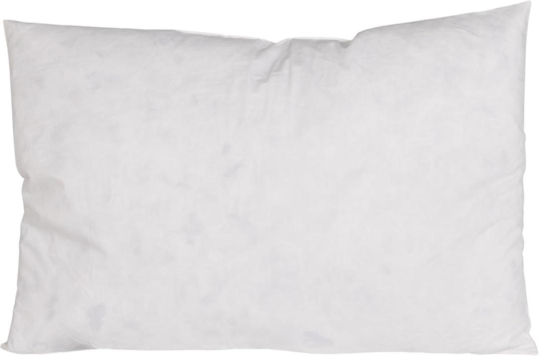 Creative Co-Op 25" x 17" Duck Feather Down Pillow Insert