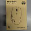 TECKNET Bluetooth Mouse, 4800 DPI Wireless Mouse, 2-Year Battery 6 Adjustable DPI, 6 Buttons Compatible with Laptop/Windows/Computer - Black