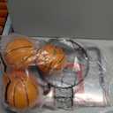 TOY Life Basketball Hoop Indoor for Kids Over The Door Room Office Mini Hoop Basketball Hoop Indoor Kids Teens Adults Basketball Toy Basketball Goal with 4 Balls