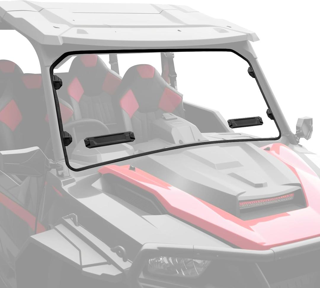 Front Windshield for Polaris General 1000, Hard Coated Polycarbonate Vented Full Windscreen Window for Polaris General 1000/4 1000 /XP 1000 /XP 4 1000 2016-2025 Accessories, Replace #2884337