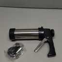 Stainless Steel Cookies Press, Cookie Press Gun Kit, Spritz Maker With 8 Piping Tips and 13 Discs for DIY Biscuit for DIY Biscuit Cake Dessert Making(Silver, Size:8.66inch)