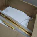 Ralbay 32" LED Gold Vanity Lights for Bathroom 36W Frosted Aluminum Modern Gold Bathroom Vanity Light Fixtures Over Mirror Modern Gold Bath Lighting 6000K White Light
