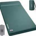 OGERY 3.15" Memory Foam Sleeping Pad, Self-Inflating with Electric Pump, Full