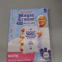 Mr. Clean Magic Eraser Sponge, Bathroom Cleaner, Shower Cleaner, Tub Cleaner, Soap Scum Remover, Bathroom Cleaning Supplies, Dawn Cleaning Power with Febreze Lavender Scent, Ultra Bath, 5ct (5 Count (Pack of 1))