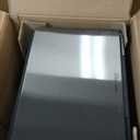 SIMPLI-MAGIC 13.2 Gallon (50L) Step Trash Can  Kitchen Garbage Can with Slow-Close Lid  Odor Control, Hands-Free, Easy to Clean, Brushed Stainless Steel (Large, Black Gun Metal)