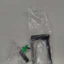 Outdoor Black Doorbell Rain Anti-Glare Cover, Steel Weather-Blocking Camera Cover Glare Sun Shade Protection for Most Video Doorbells(Inward fold)