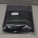 NICETOWN Pitch Black Solid Thermal Insulated Grommet Blackout Curtains/Drapes for Bedroom Window (2 Panels, 42 inches Wide by 63 inches Long, Black)