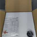 Darkaway Black Ceiling Light Fixtures, Indoor Outdoor Flush Mount Ceiling Light with Seeded Glass Shade for Farmhouse Hallway Kitchen Bedroom Porch Living Dining Room (11inch)