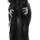 Haunted Hill Farm Shaking Pirate with Light-Up Eyes, Halloween Animatronic for Battery Operated Scary Indoor or Covered Outdoor Halloween Decorations, Creepy Halloween Props for Home or Haunted House, 6FT Standing Pirate