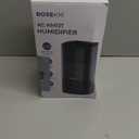 Humidifiers for Bedroom, 2.0L Cool Mist Humidifier for Home Plant and Baby Nursery, Quiet Ultrasonic Humidifier with 360 Nozzle, Auto Shut-Off, Filterless, Black