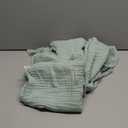 Ultra Soft Muslin Towel Adult Set, 100% Turkish Cotton 4-Layer 2 Pieces Luxury Muslin Hand & Bath Towels Sets for Bathroom (Sage Green, 1 Bath & 1 Hand Towel Set)