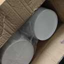 Hoolerry 100 Pcs 85 oz Paper Bucket Cardboard Food Bucket Bulk Disposable Food Container for Birthday Party, Wedding, Baby Shower, Event Gather Party Supplies (White)