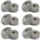3600 Count Stainless Steel Siding Nails 15-Degree Collated Wire Coil 1-1/4 Inch, 0.09 Inch Ring Shank Siding Nails