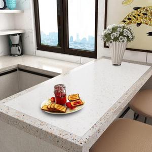 Extra Large Silicone Mat,Silicone Mats for Kitchen Counter Island Dinner Table Countertop Protector Heat Resistant Mat (78.7”L x 28”L, Translucent)