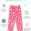 Mad Dog Girl's Pajama Pants - 2/3 Pack, Soft Micro Fleece Fashion Sleepwear Lounge. Sizes: 6-16 (Pink, XL)