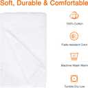 Amazon Basics Soft and Thick Cotton Hand Towels for Bath, Kitchen, Gym, 16 x 26 in, White, 12-Pack