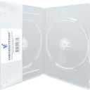 CheckOutStore (6) Premium Standard Double 2-Disc DVD Cases 14mm (Clear)