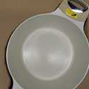 SENSARTE Ceramic Stock Pot Nonstick 4.5 Quart Soup Pot Casserole Pot with Lid Healthy Pasta Pot Cooking Pot Sauce Pot with Woodgrain Bakelite Handle, All Stove Compatible, White