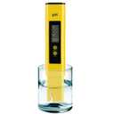 Digital pH Meter Tester Pen for Water, Pre-Calibrated, High Accuracy 0.01, 014 pH Range, Pocket Size for Drinking Water, Pool, Aquarium & Hydroponics (Yellow) (Normal)