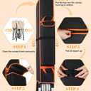 10 x 10 x 52 Inch Tent Bag Replacement Part, Canopy Bag Tent Storage Bag Designed for 10 x 10 Pop-up Tents, Comes with Handles and Rollers for Easy Carrying, 800D Waterproof Oxford Fabric