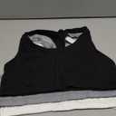 Hanes Women's Racerback Cotton T-Back Bralette (3 Pack) (Large)