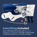 LUXE Bidet NEO 120 - Single Nozzle, Self-Cleaning, Non-Electric Bidet Attachment for Toilet Seat, Adjustable Water Pressure, Rear Wash (Blue)
