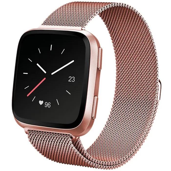 DI Fitbit Versa Rose Gold Mesh Band