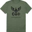 Rapiddominance Basic Licensed Military Tees (X-Large, Olive)