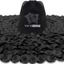 4500 Pack Black Rose Petals,Artificial Roses Flower Petals for Romantic Night,Valentine's Day and Weddings
