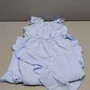 Girls Dresses Tween Halter Tie Back Tiered Ruffle A-Line Flowy Dress Summer Sleeveless Sundress Size 5-14 Years (10-12 Years, Light Blue)