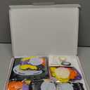 Halloween Balloons Garland Arch Kit,Orange Purple Green Black Confetti Balloons Decor for Halloween Birthday Hocus Pocus Party Decorations