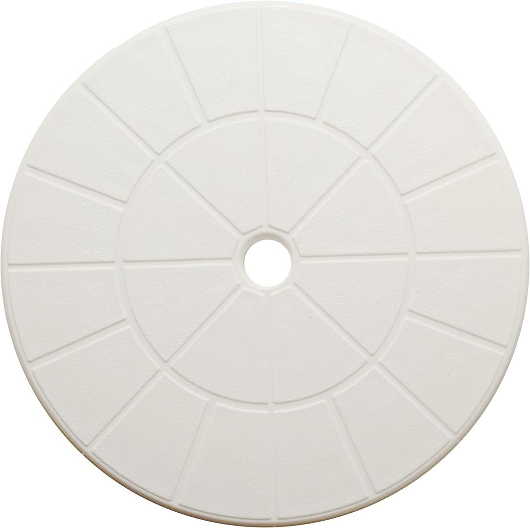 Swimming Pool Skimmer Cover Debris Canister Deck Lid 9 1/8" Inch Skimmer Valve Replacement Lid (White)