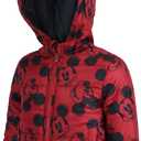Disney Mickey Mouse Boys Jacket Puffer Coat for Toddlers and Little Kids