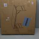 Office Star Resin Multipurpose Rectangle Table, 4-Feet Long, Height Adjustable, Center Folding Table, Light Gray