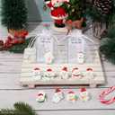 Civaner 40 Sets Christmas Mini Resin Snowman Figures with Lucky Tiny Snowman Inspirational Cards Employee Appreciation Gifts Holiday Winter Gift for Coworker Staff Xmas Party Favors Decoration