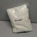 Ivory Curtains 84 Inch Length 2 Panels Set, Faux Linen Textured Light Filtering Curtains for Bedroom Living Room Soft Airy Solid Rod Pocket Drapes, Ivory, 2 Pcs Each 40Wx84L Inch