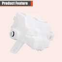 labwork Plastic Windshield Washer Fluid Reservoir Tank with Motor Sensor Hole and Tube Replacement for RAV4 2013-2018 85315-0R030