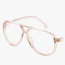 livho Vintage Aviator Blue Light Blocking Glasses, Fashion Oversized Frames for Eye Strain Relief, Unisex Design