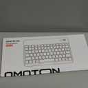 OMOTON Large Print Bluetooth Keyboard for iPad iPhone Windows Tablets - 7 - Color Backlit with Enlarged Keycaps, Rechargeable Wireless Keyboard for iPad 10th/9/8/7, iPad Pro Air Mini etc