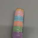 Whaline 600Pcs Pastel Mini Cupcake Liners Colorful Baking Cups Pink Blue Purple Yellow Orange Green Muffin Cupcake Wrappers for Spring Easter Birthday Wedding Bride Baby Shower Party Supplies