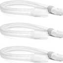 3 Packs Replacement Short Hose for N20, Reduce Air Leaks & Noisy Sound, Included 3 PCS of Short Tubes, Quick-Release Elbows and Swivels in One Package Supplies by Everness