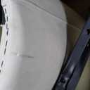 VASAGLE EKHO Collection - Dining Chairs Set of 2, Upholstered Kitchen Chairs, Comfortable Seat, Synthetic Leather with Stitching, Mid-Century Modern, Easy Assembly, Living Room Lounge, Cream White