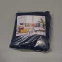 GAWAMAY Decorative Square Throw Pillow Covers 18"x18" Inch Set of 2, Super Soft Chenille Pillows Cover Fall Pillowcase for Living Room Bedroom Sofa Couch Cushion Cover Navy Blue 45x45cm (Only Covers)